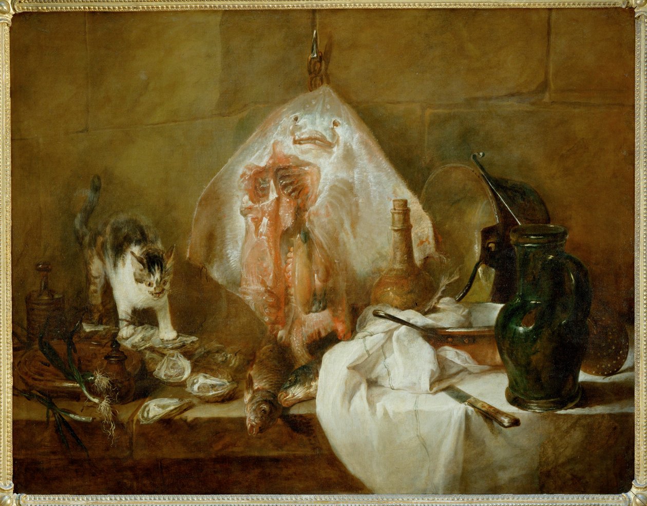O skate - La raie ... de Jean Baptiste Simeon Chardin