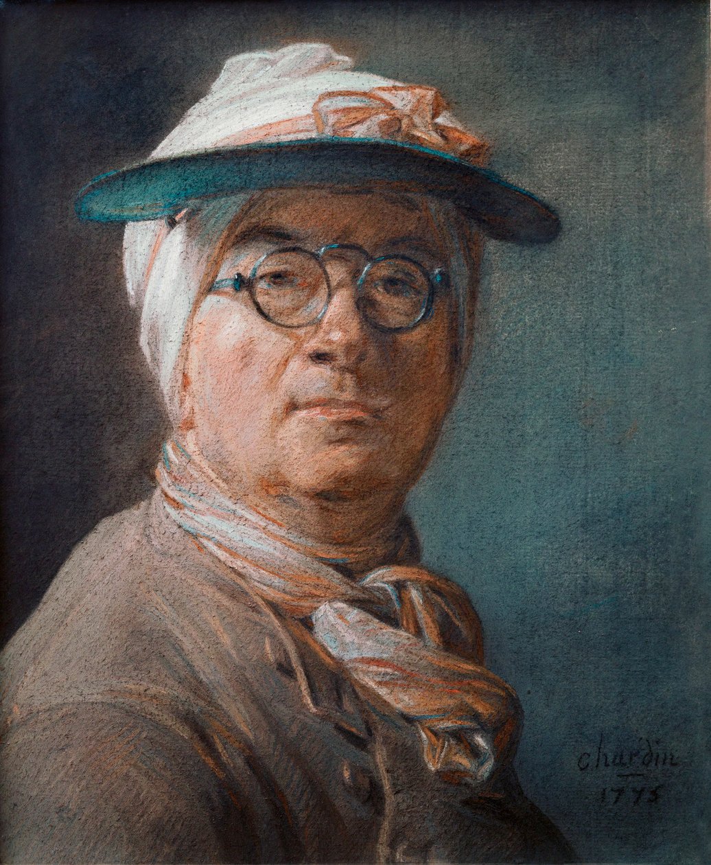 Autorretrato de Chardin, chamado "a l