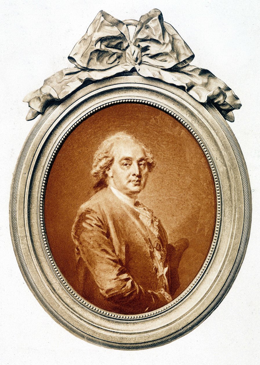 Retrato de Charles Claude de Flahaut de la Billarderie (1730-1809), Conde de Angiviller por Weygler de Jean Baptiste Weyler