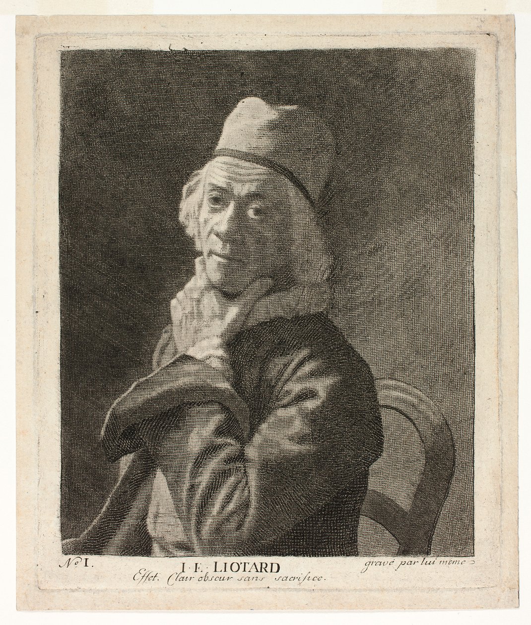O pequeno autorretrato de Jean-Étienne Liotard