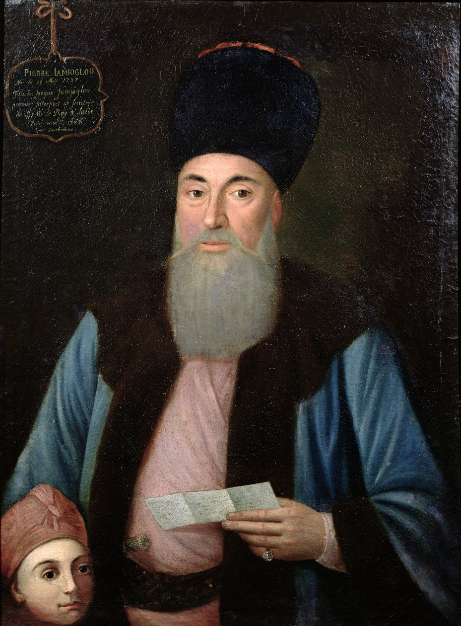 Pierre Camcioglu (n.1727) e seu filho, 1787 de Jean Francois Duchateau