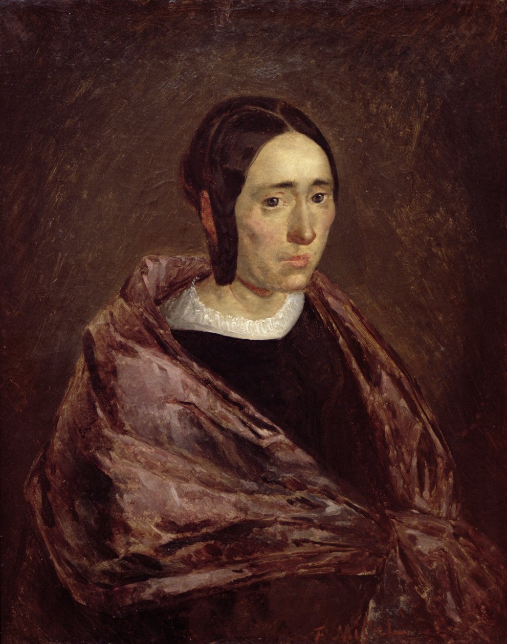 Retrato de Catherine Roumy de Jean Francois Millet