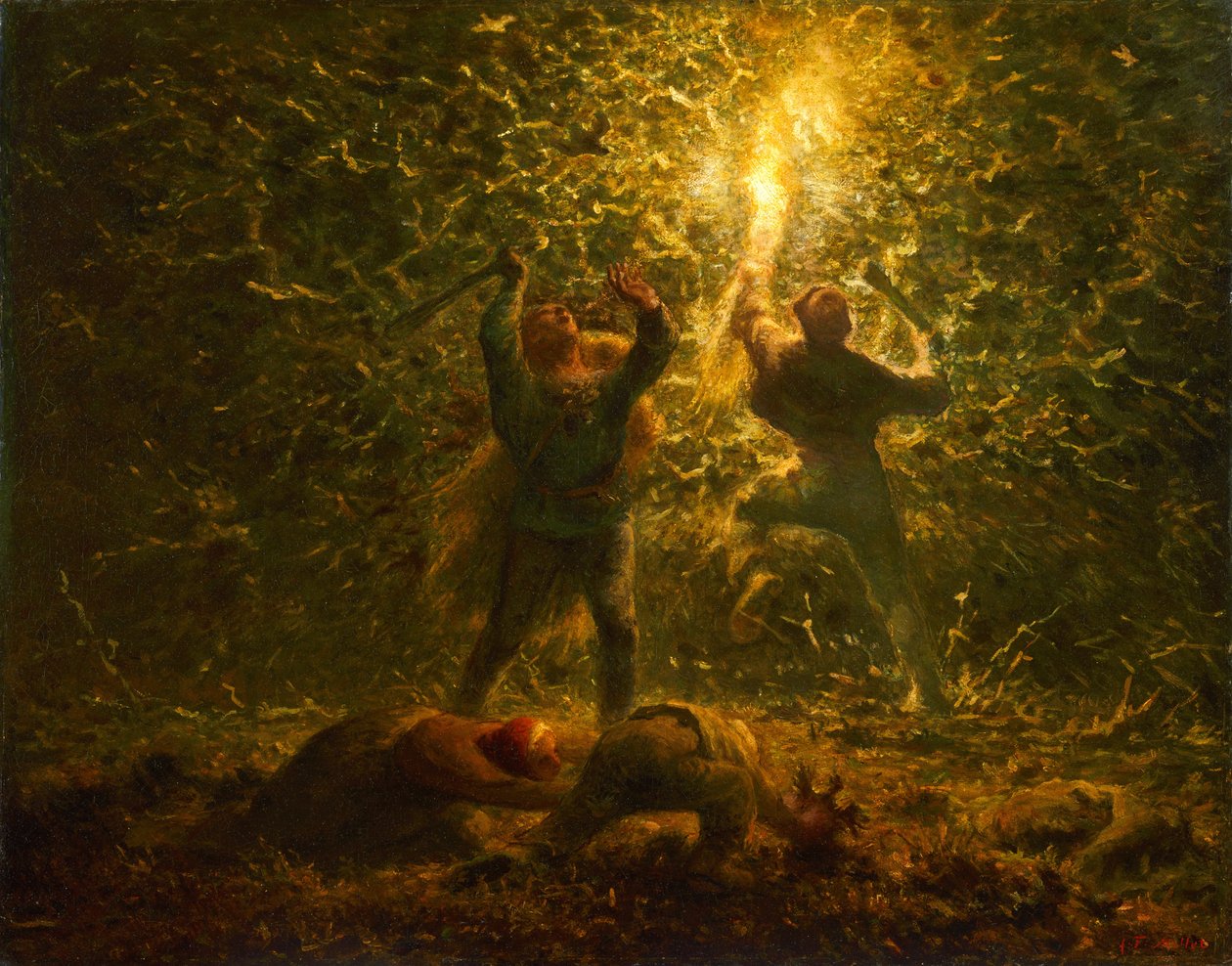 Procuradores de ninhos de aves de Jean-Francois Millet