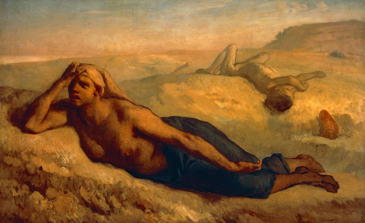 Hagar e Ishmael, de Jean-Francois Millet (1814-1875). de Jean Francois Millet