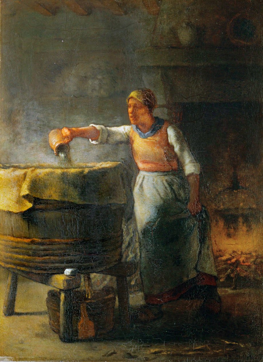 La lessiveuse - a lavadeira ... de Jean Francois Millet