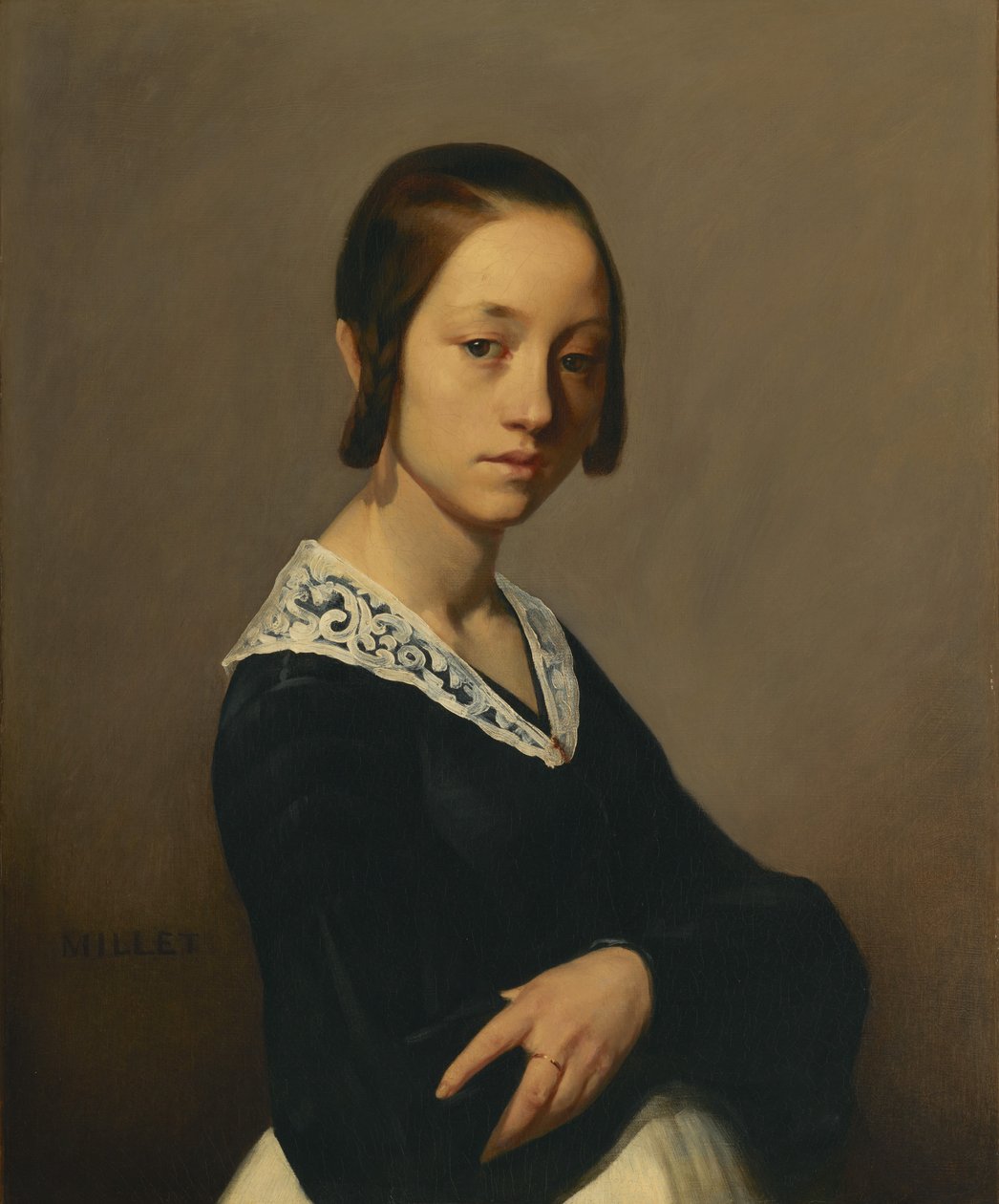 Retrato de Louise-Antoinette Feuardent de Jean-Francois Millet