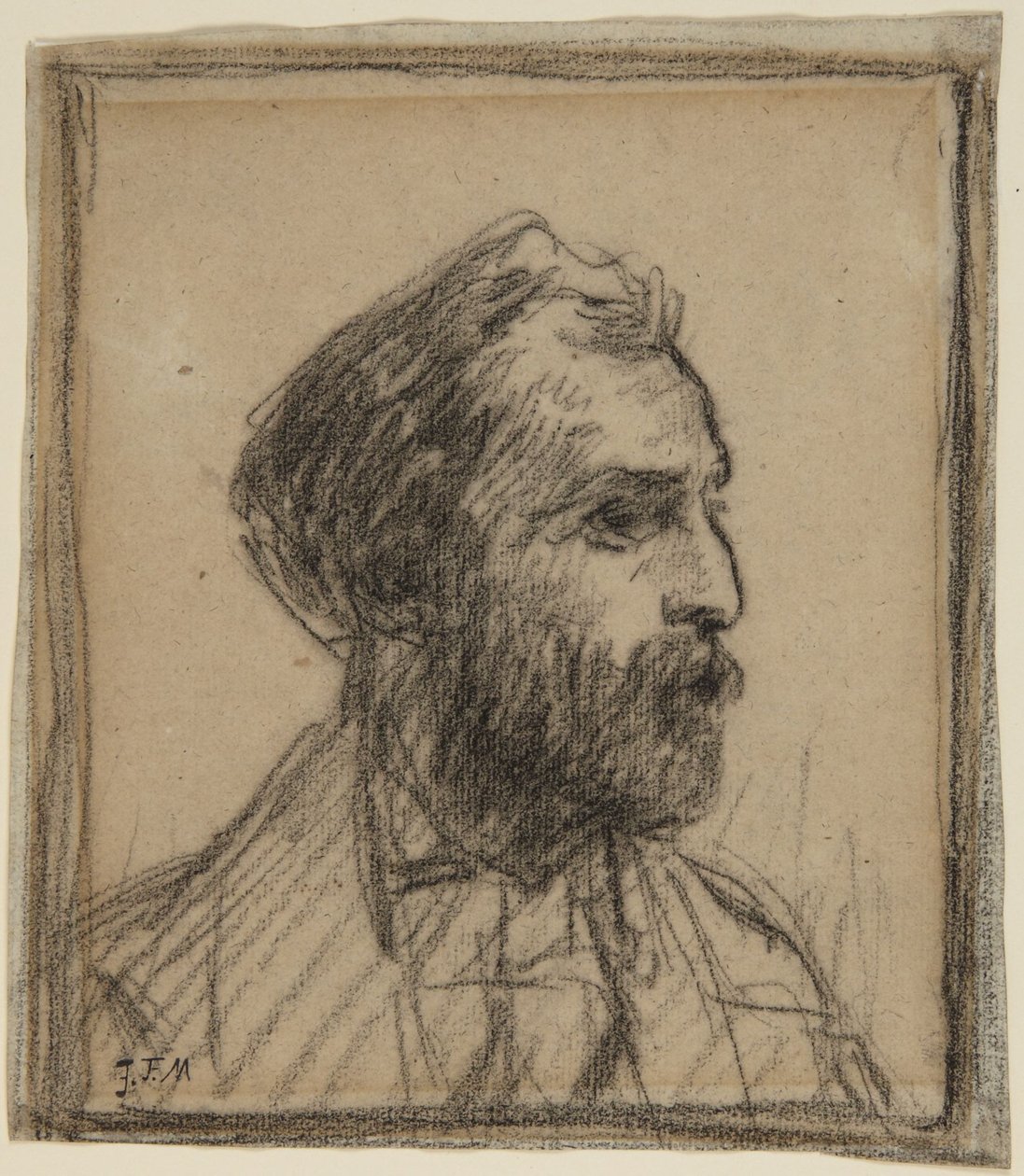 Retrato de William Morris Hunt de Jean-Francois Millet