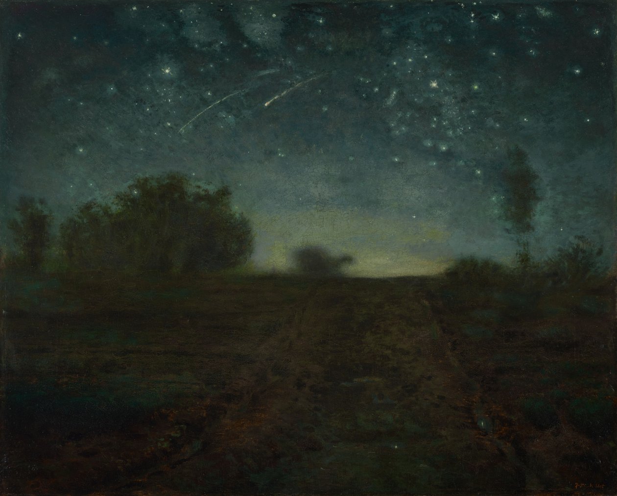 Noite estrelada de Jean-Francois Millet