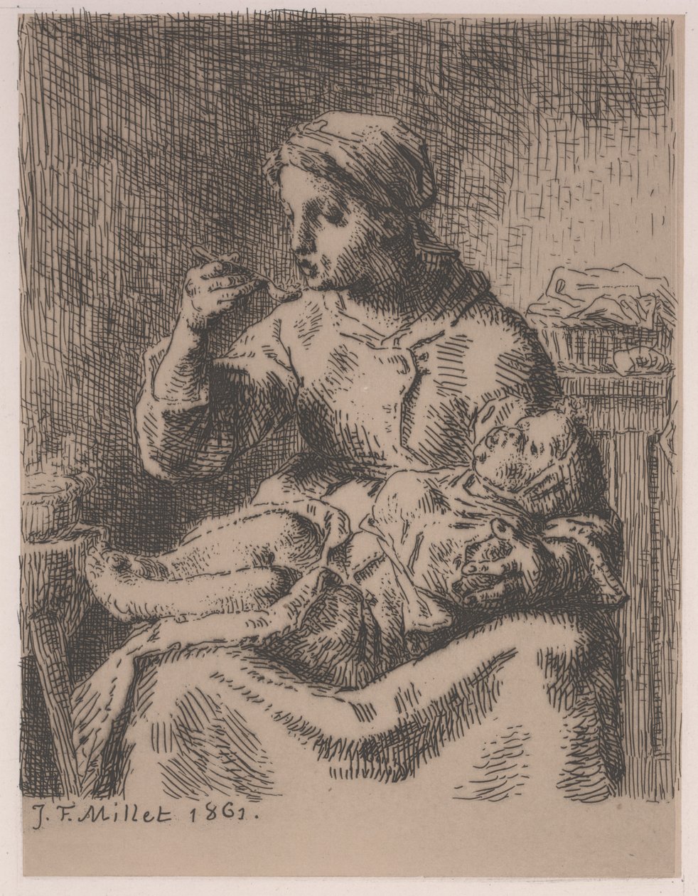 O mingau de Jean Francois Millet