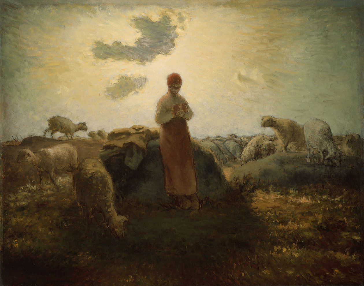 O Guardião do Rebanho de Jean-Francois Millet