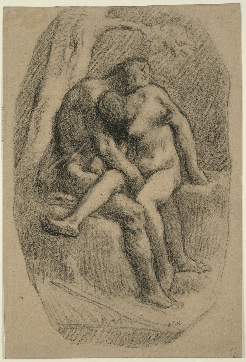 Os amantes de Jean-Francois Millet