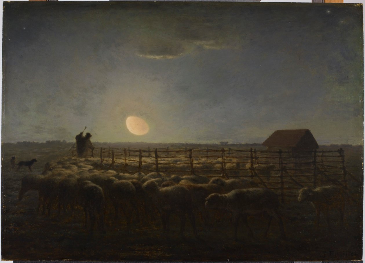 O redil, luar de Jean-Francois Millet