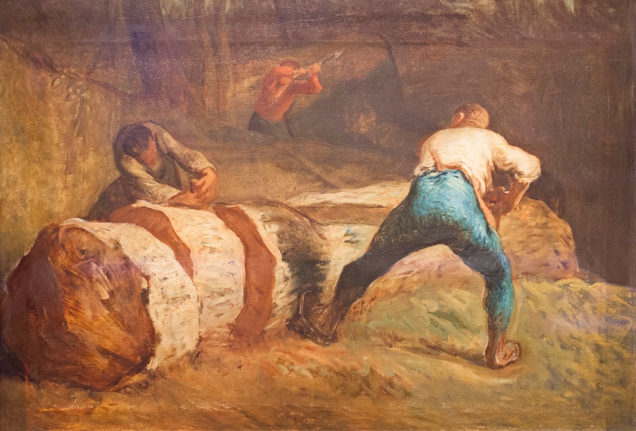 Os serradores de madeira de Jean Francois Millet