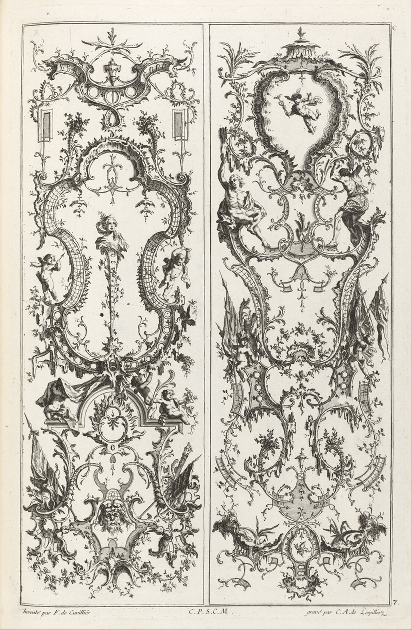 Livro de Ornamentos de Jean François Cuvilliés