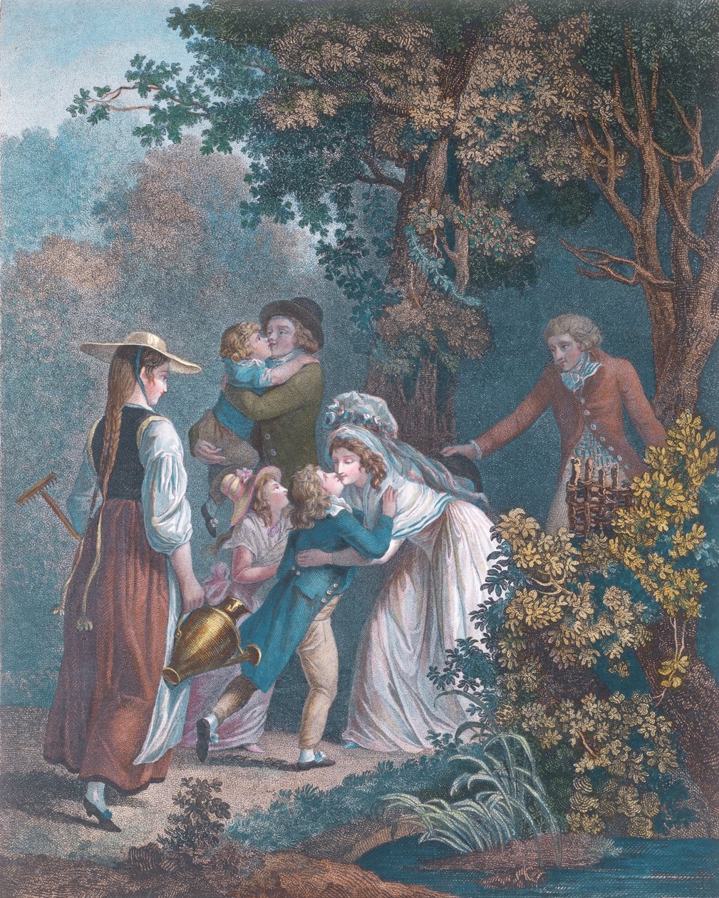 Elysium, gravado por Augustin Le Grand de Jean Frederic Schall