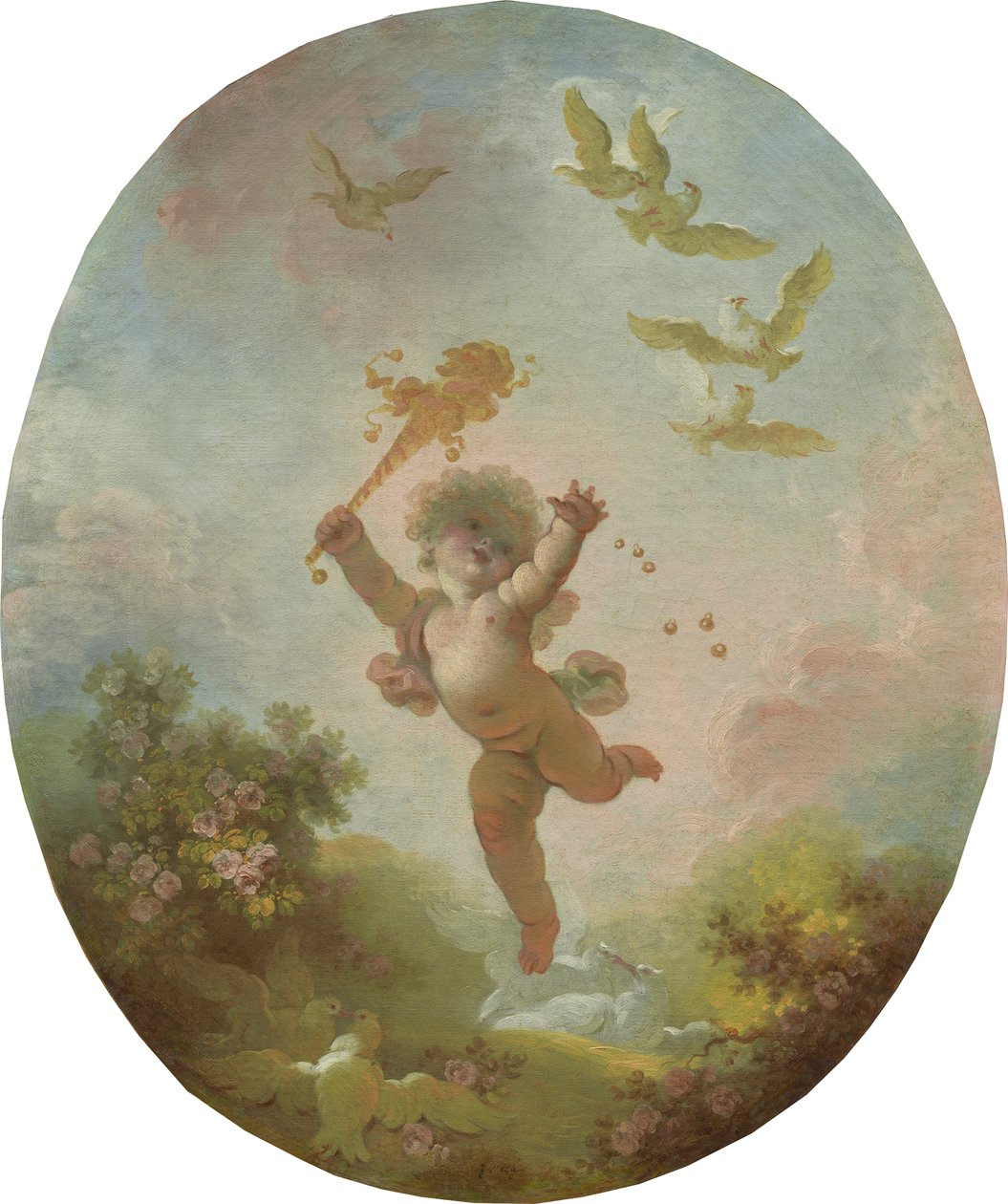 Amor como loucura, c.1773-76 de Jean Honore Fragonard