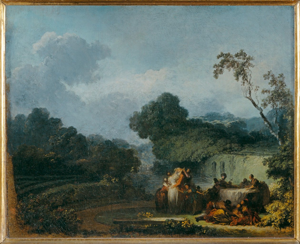 Le colin-maillard - Bufo de cegos. Antes de ... de Jean Honore Fragonard