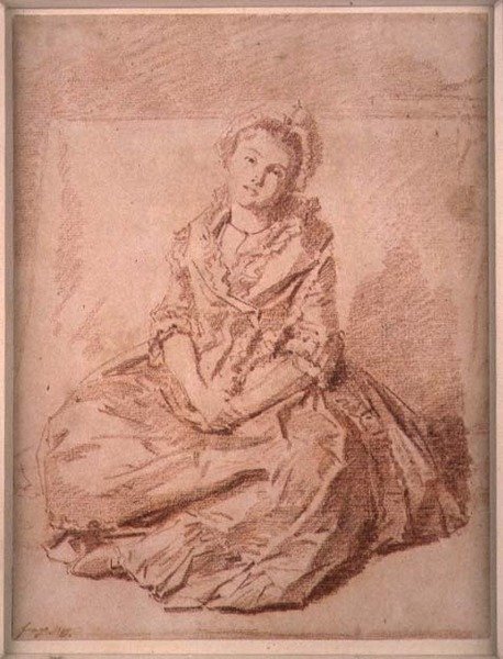 Menina sentada de Jean Honore Fragonard