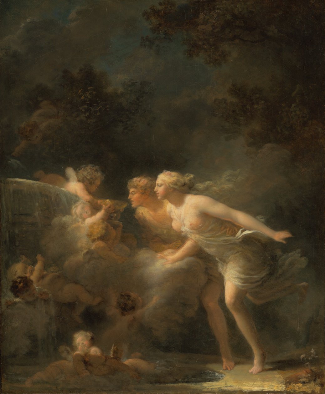 A fonte do amor de Jean-Honore Fragonard