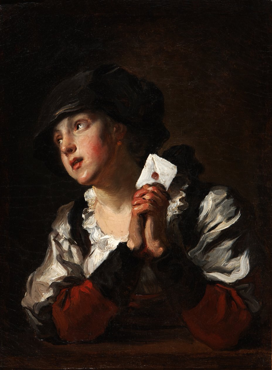 A carta de Jean-Honore Fragonard