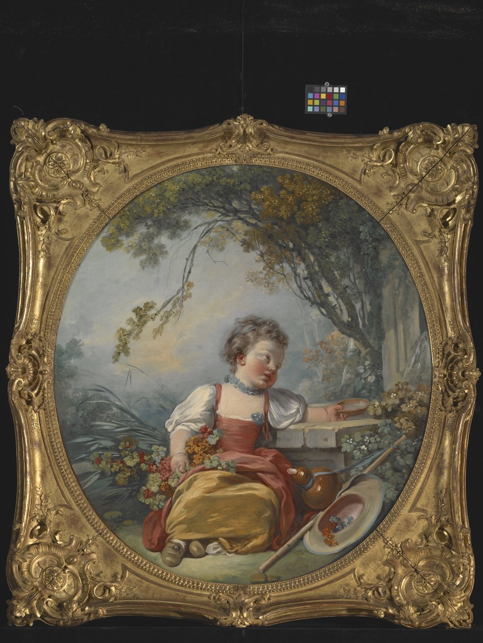 O Pequeno Peregrino (óleo sobre tela) de Jean Honore Fragonard