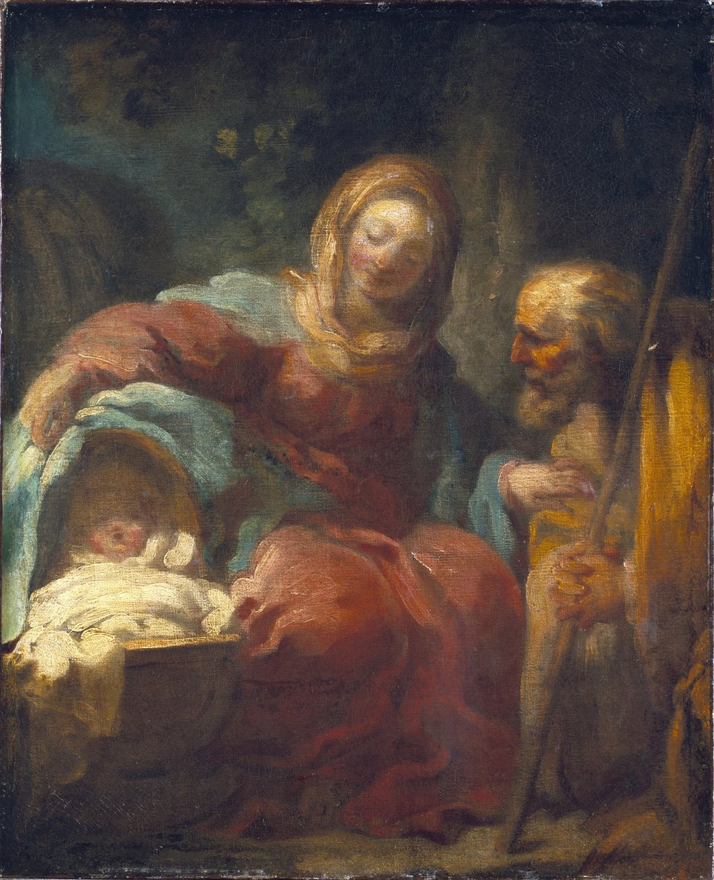 Die Rast auf der Flucht nach Ägypten de Jean-Honore Fragonard