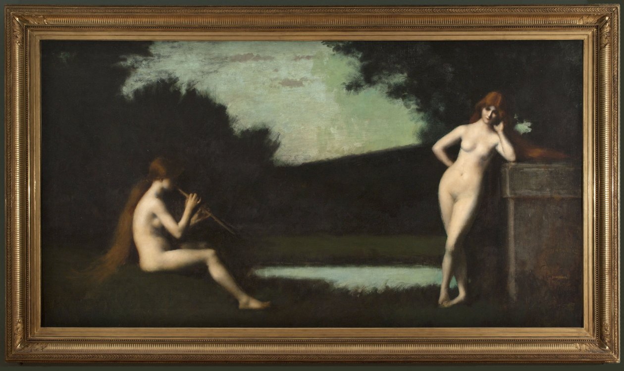 Eglogue, ca. 1879 (óleo sobre tela) de Jean Jacques Henner
