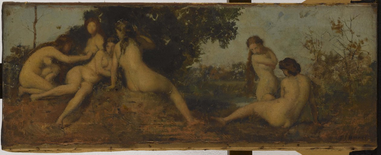 Náiades, entre 1873 e 1877 (óleo sobre tela) de Jean Jacques Henner