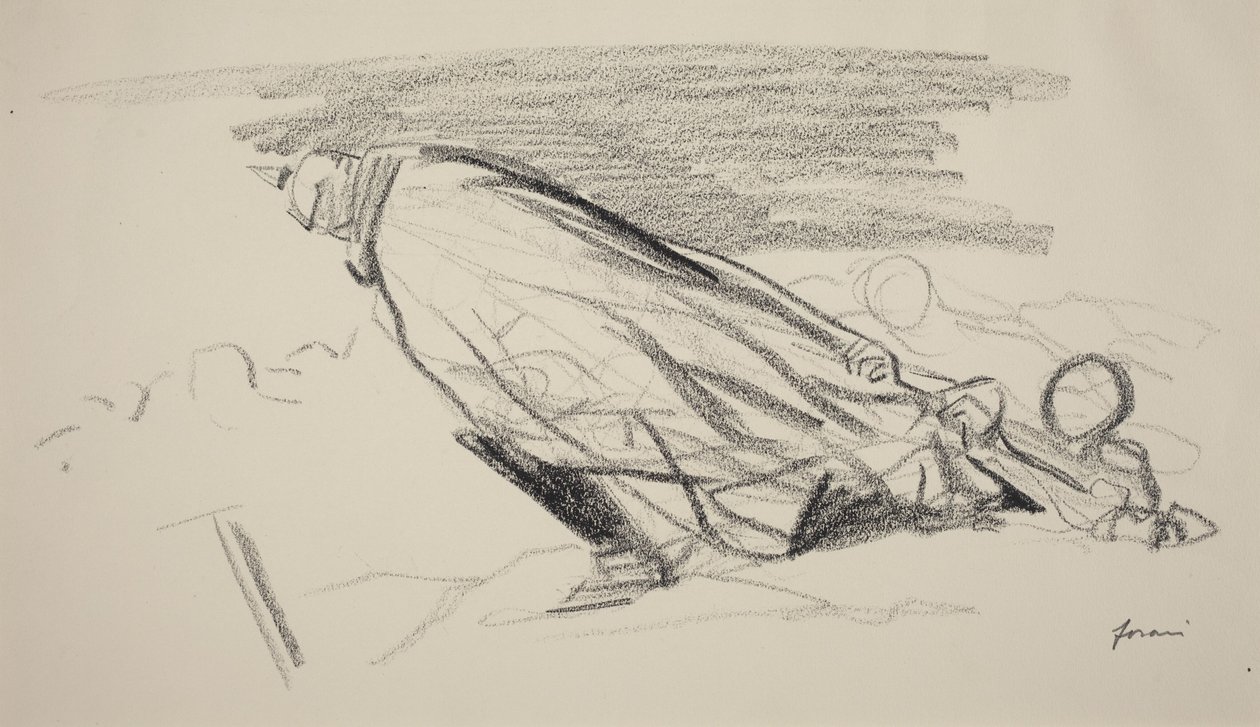 Os da primeira hora. Sire! Como vamos na guerra fresca e alegre? ..., c. 1914-1919 de Jean-Louis & Caran D