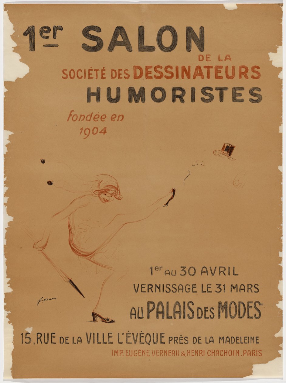 1er Salon des Humoristes, Palais des Modes de Jean-Louis Forain