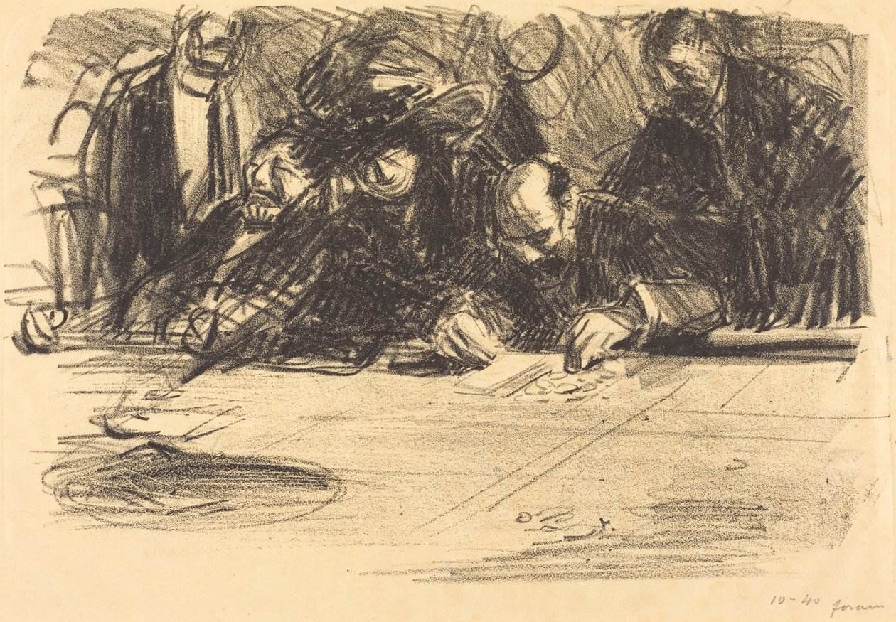 À mesa de jogo de Jean-Louis Forain