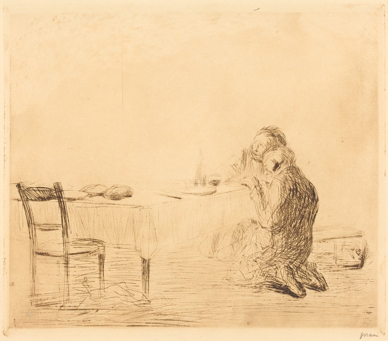 Após a aparição (segunda prancha) de Jean-Louis Forain