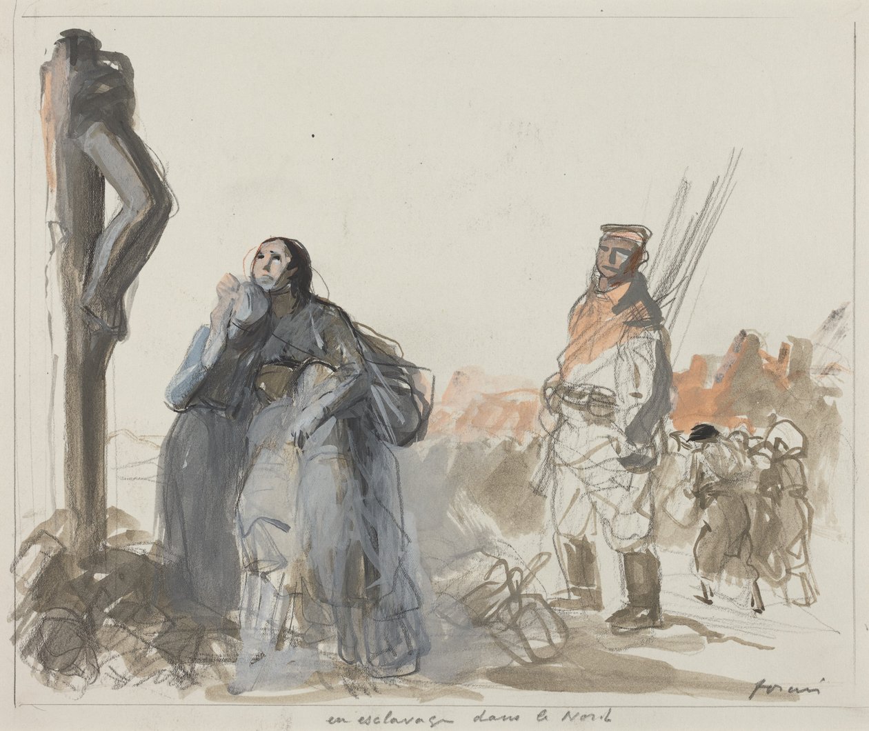 Em cativeiro no Norte de Jean-Louis Forain