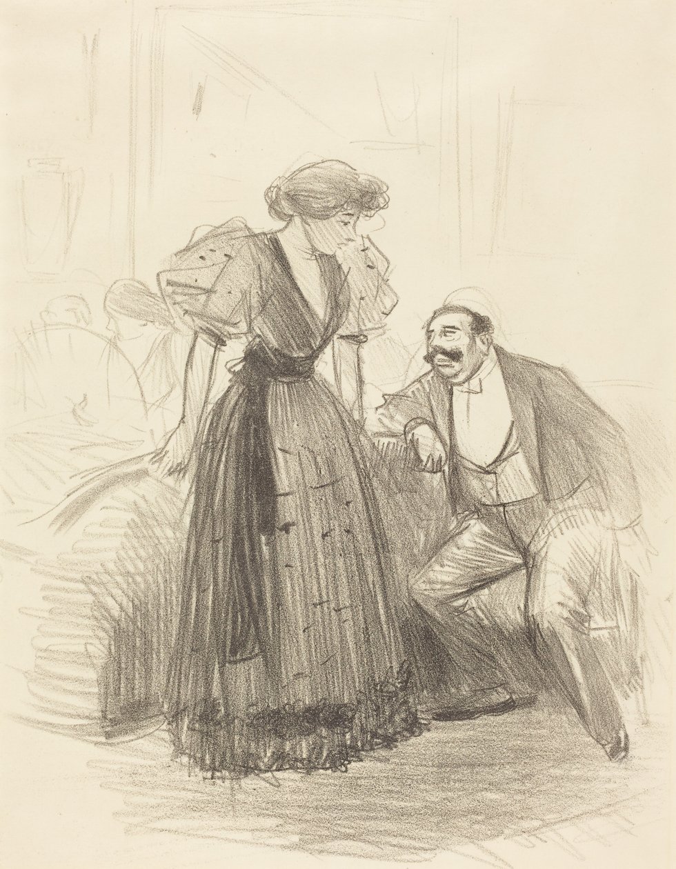 Numa festa nocturna de Jean-Louis Forain