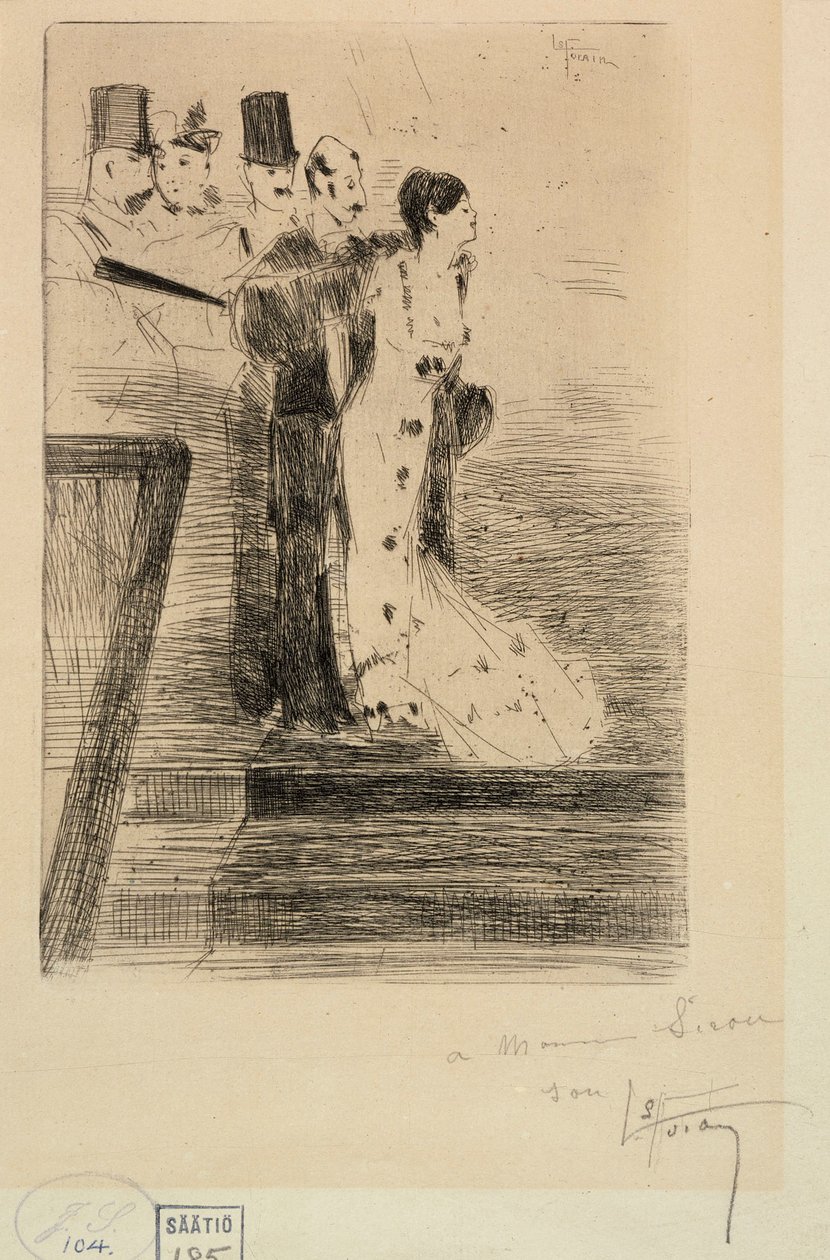 Entrada na festa de Jean-Louis Forain