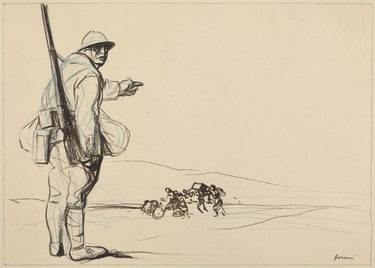 Avanço alemão de Jean-Louis Forain