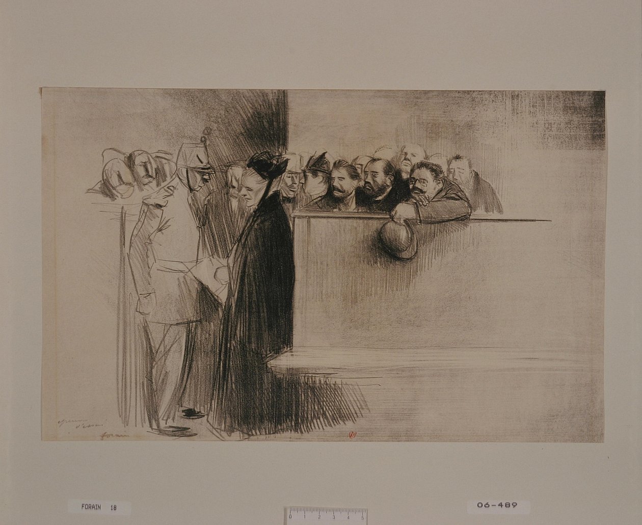 A Audiência (3.ª placa) de Jean-Louis Forain
