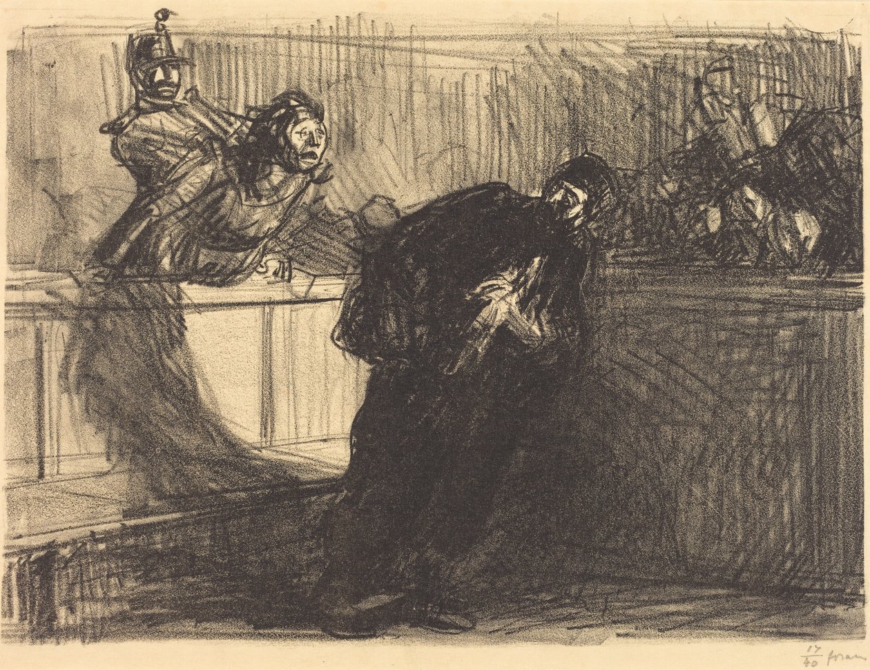 O advogado insultado de Jean-Louis Forain