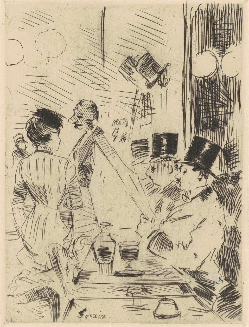 O café de Jean-Louis Forain