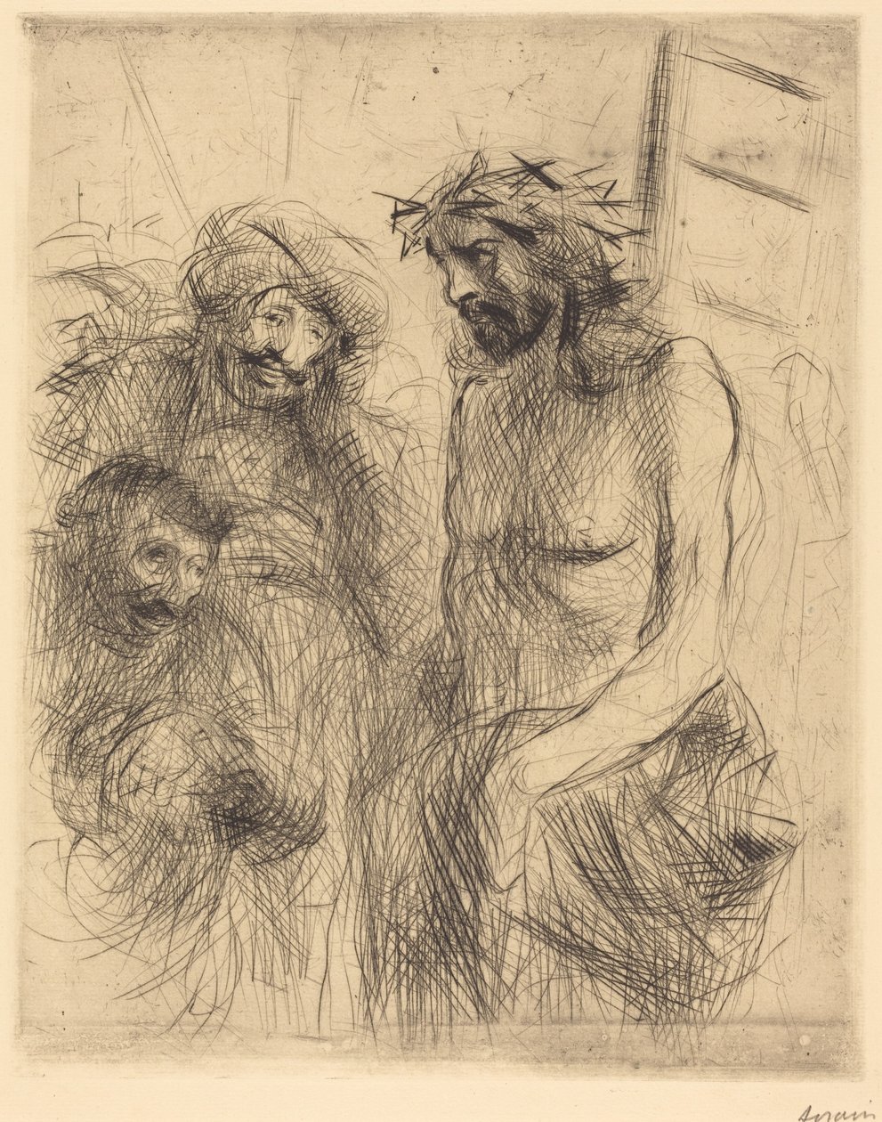 Le Christ aux outrages (Os ultrajes a Cristo) de Jean-Louis Forain