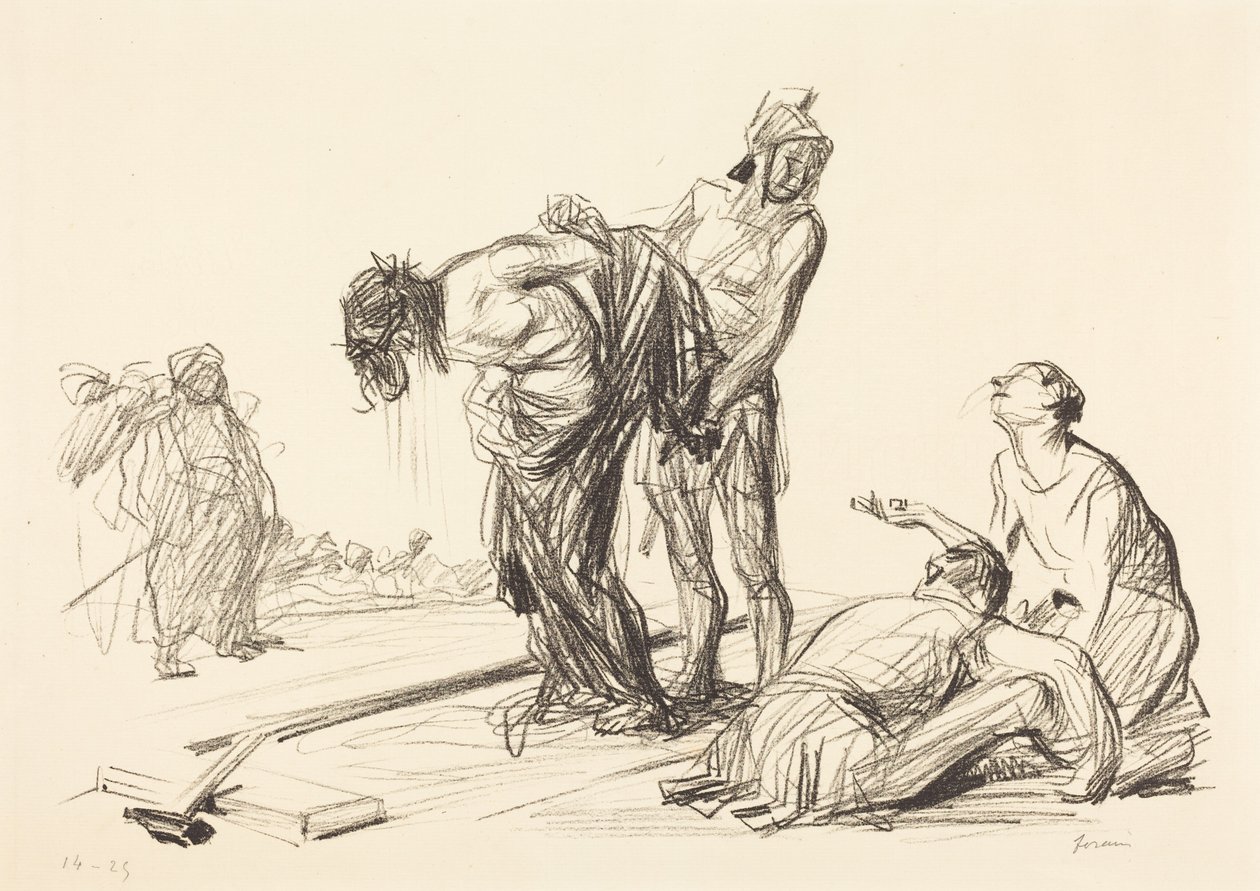 Cristo Despojado das Suas Roupas (Christ Stripped of His Clothes) de Jean-Louis Forain