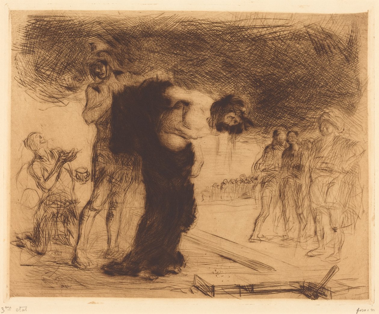 Cristo despojado das suas vestes de Jean-Louis Forain