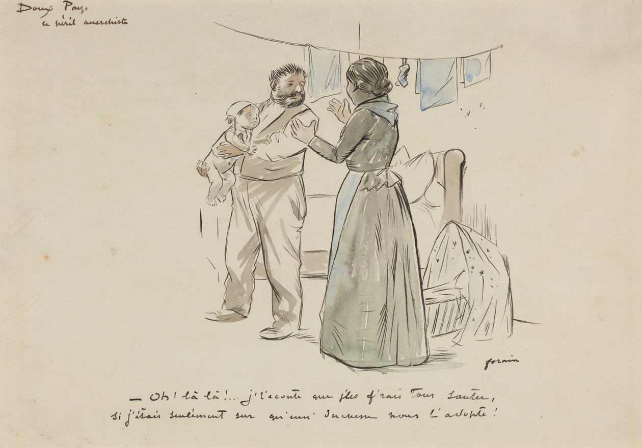 O perigo anarquista de Jean-Louis Forain
