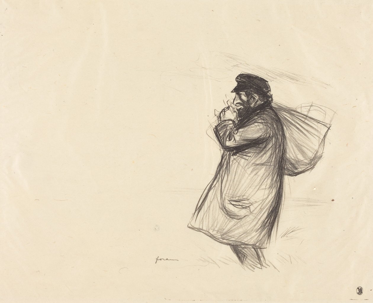 O vendedor ambulante judeu (The Jewish Peddler) de Jean-Louis Forain