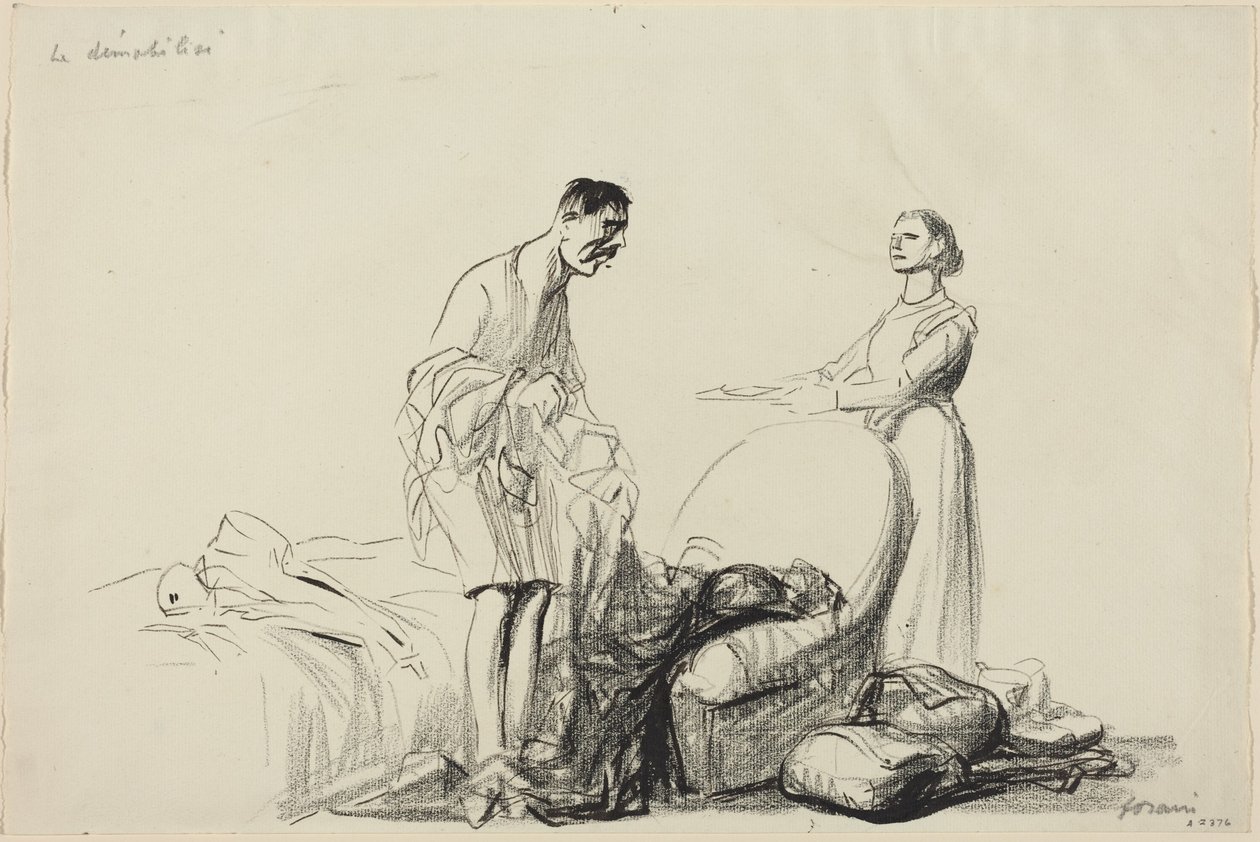 O soldado desmobilizado de Jean-Louis Forain