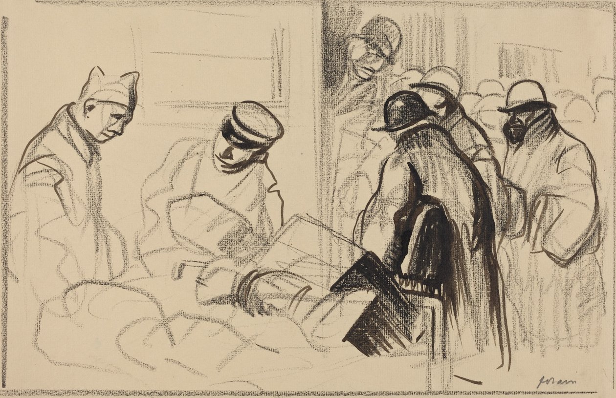 O comboio para Berna (The Train for Berne) de Jean-Louis Forain