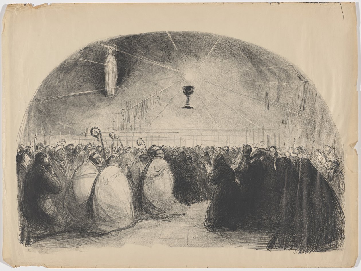 Lourdes, 1914, 25.º Congresso Eucarístico Internacional de Jean-Louis Forain