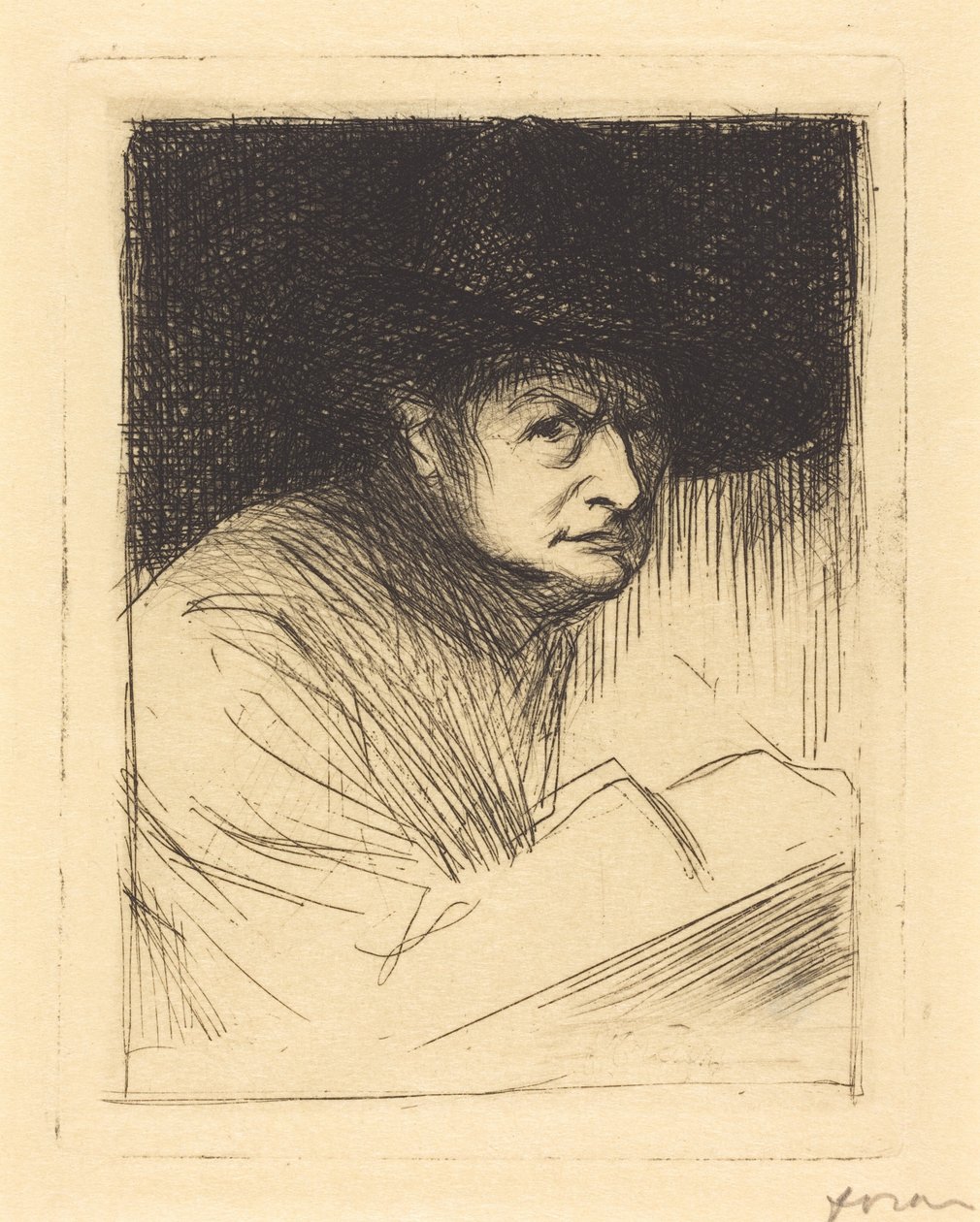 Retrato de Forain (Portrait of Forain) de Jean-Louis Forain