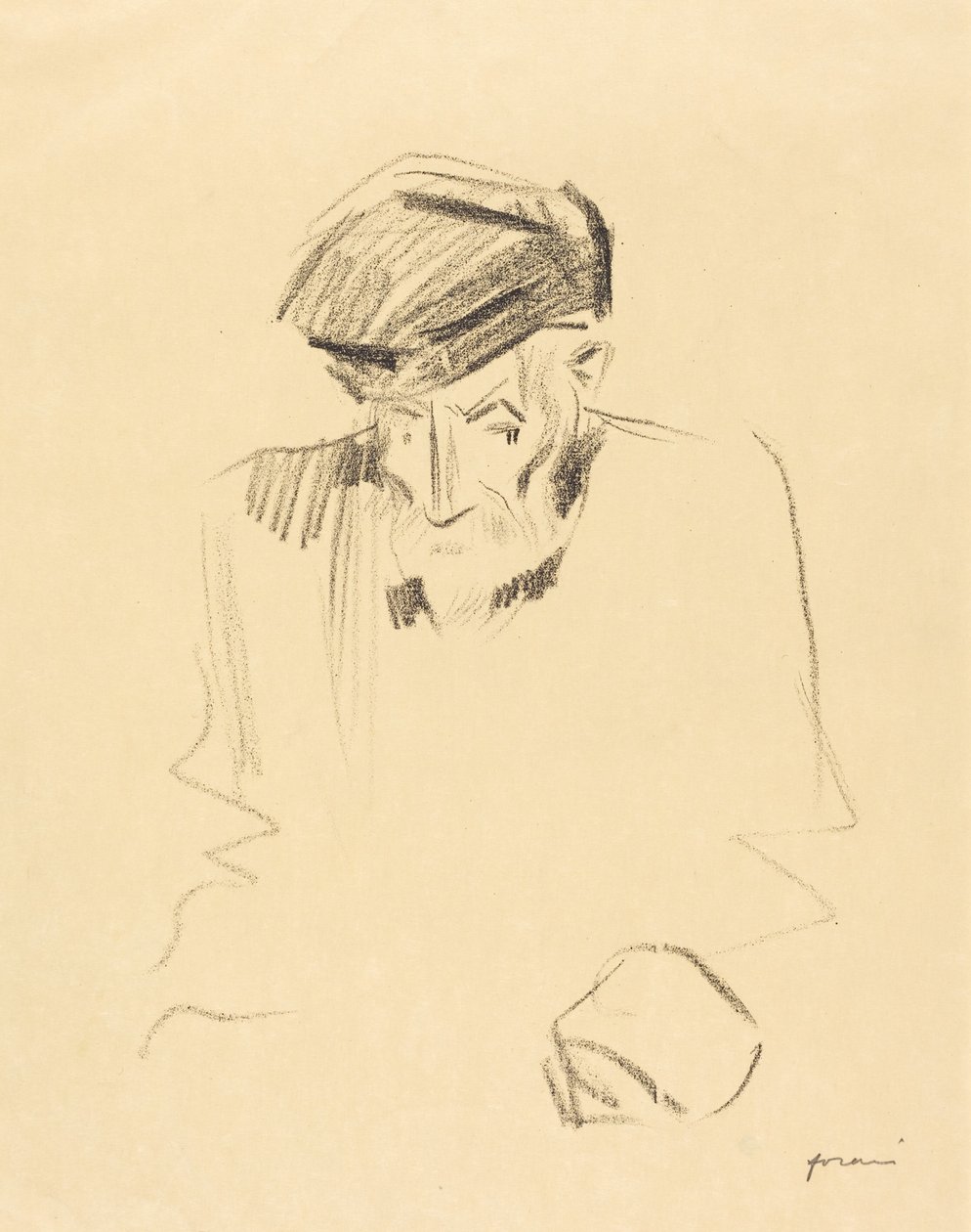 Retrato de Renoir (segunda prancha) de Jean-Louis Forain
