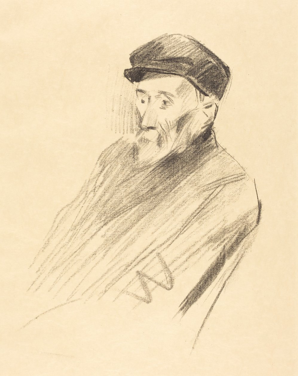 Retrato de Renoir (3.ª prancha) de Jean-Louis Forain